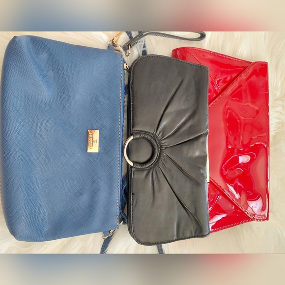 4 cute clutches (red yellow blue and black) - Picture 4 of 15